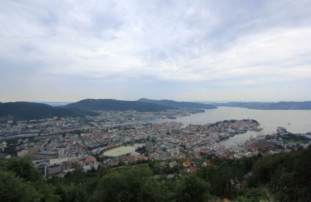 View over Bergen